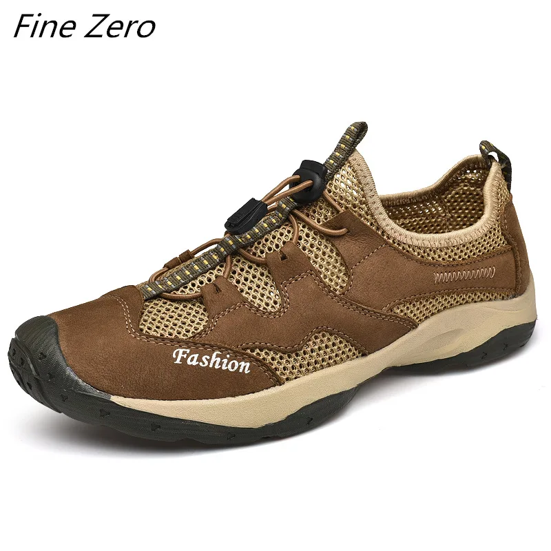 Men Hiking Shoes Waterproof Leather + Mesh Shoes Climbing & Fishing Shoes New Popular Outdoor Shoes Men's Quick-dry Water Shoes
Men Hiking Shoes Waterproof Leather + Mesh Shoes Climbing & Fishing Shoes New Popular Outdoor Shoes Men's Quick-dry Water Shoes