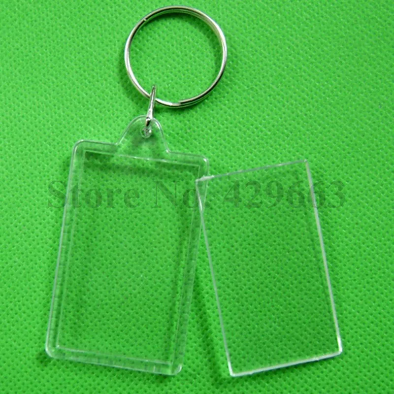 50pcs/lot Rectangular Transparent Blank Insert Photo Picture Frame Key Ring Split keychain
50pcs/lot Rectangular Transparent Blank Insert Photo Picture Frame Key Ring Split keychain