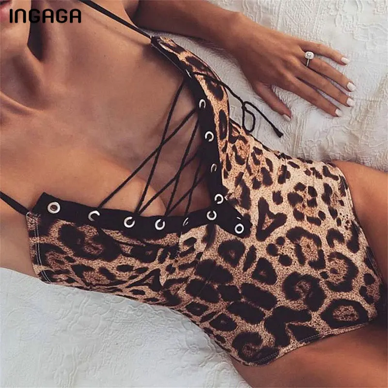 INGAGA Lace-up One Piece Swimsuit New Sexy Swimwear Women Leopard Printing Bathing Suit Women 2019 Strap Swimming Suit for Women
INGAGA Lace-up One Piece Swimsuit New Sexy Swimwear Women Leopard Printing Bathing Suit Women 2019 Strap Swimming Suit for Women