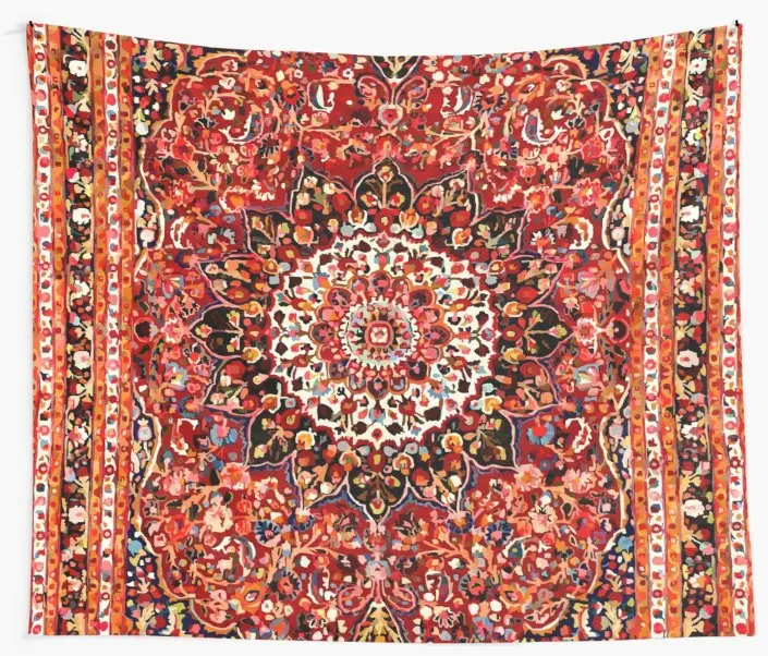 Antique Floral Persian Rug Pattern Wall Tapestry Cover Beach Towel Throw Blanket Picnic Yoga Mat Home Decoration
Antique Floral Persian Rug Pattern Wall Tapestry Cover Beach Towel Throw Blanket Picnic Yoga Mat Home Decoration