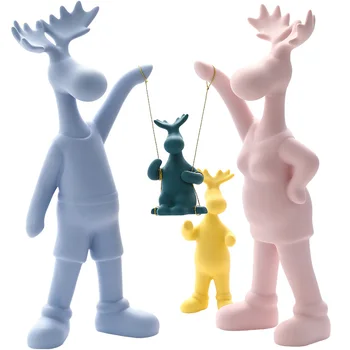 Nordic animal adornment home decorations modern simplicity move house new living room porch creative deer wedding gift
Nordic animal adornment home decorations modern simplicity move house new living room porch creative deer wedding gift