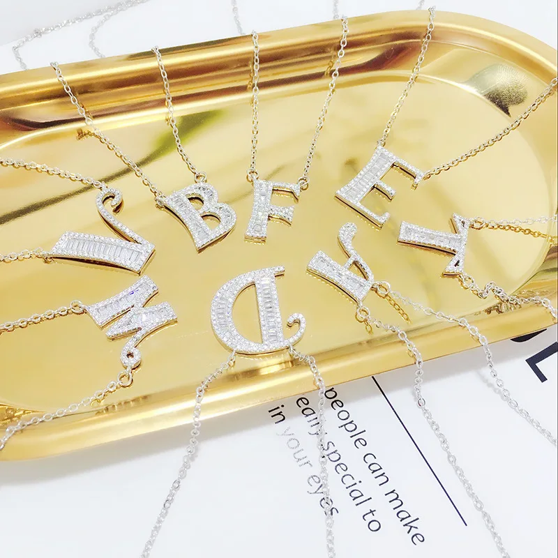 2019 fashion 26 English letter necklace 925 sterling silver short clavicle chain for girl lovers love jewelry wholesale X5227
2019 fashion 26 English letter necklace 925 sterling silver short clavicle chain for girl lovers love jewelry wholesale X5227