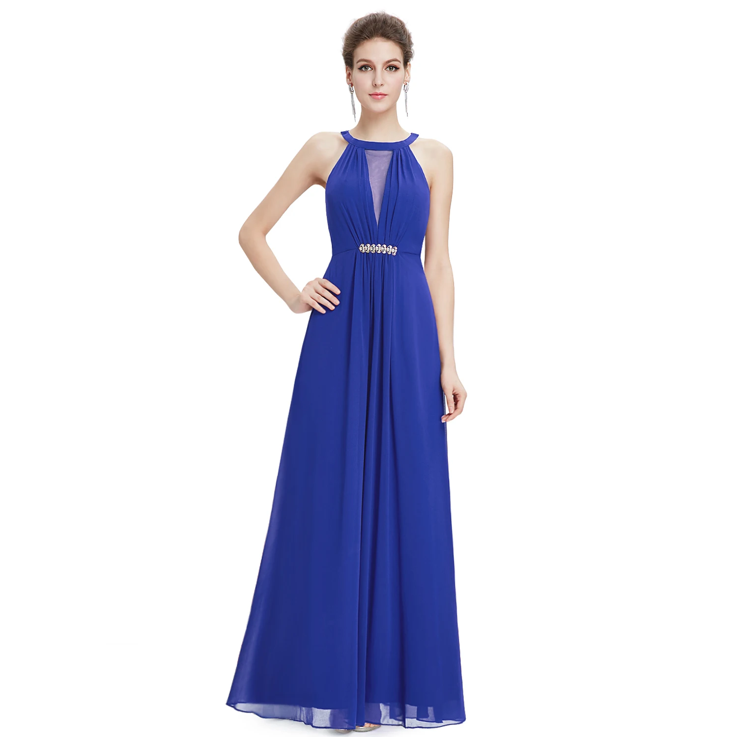 Ever Pretty HE09995 Sleeveless Beaded Chiffon Evening Dress