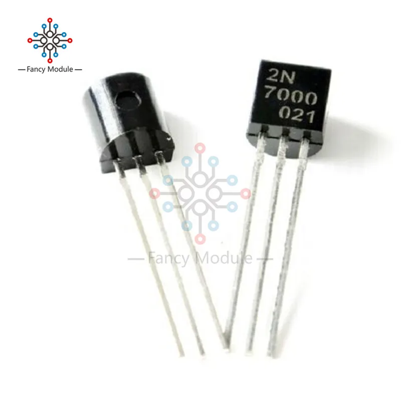 10 шт 2N7000 TO 92 MOSFET N CHANNEL 60V 0.2A транзистор|transistor to-92|transistor 2atransistor mosfet |