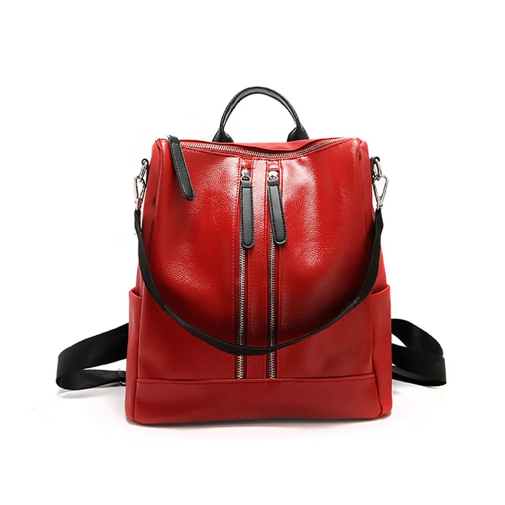 Quality Leather Anti-thief Women Backpack Large Capacity School Bag For Teenager Girls Travel Bags Multifunction BackpacK
Quality Leather Anti-thief Women Backpack Large Capacity School Bag For Teenager Girls Travel Bags Multifunction BackpacK