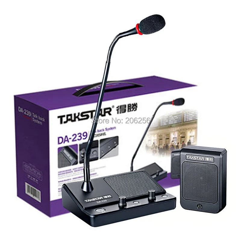 New Takstar DA-239 Talk-back System For Bank Counter Hospital Station Post Office Window Two-way Interphone Loudspeaker
New Takstar DA-239 Talk-back System For Bank Counter Hospital Station Post Office Window Two-way Interphone Loudspeaker