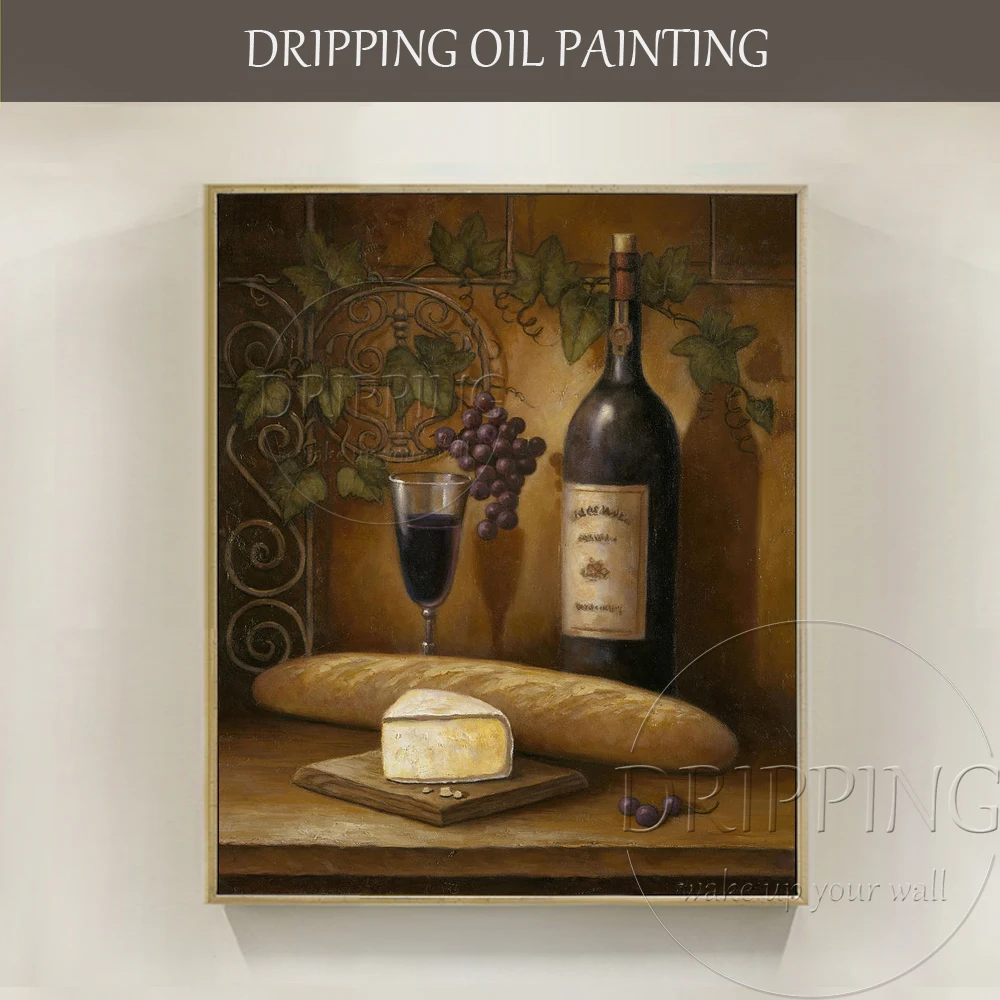 Skilled Artist Hand-painted High Quality Classical Aged Wine Oil Painting on Canvas Beautiful Still Life Wine Oil Painting
Skilled Artist Hand-painted High Quality Classical Aged Wine Oil Painting on Canvas Beautiful Still Life Wine Oil Painting