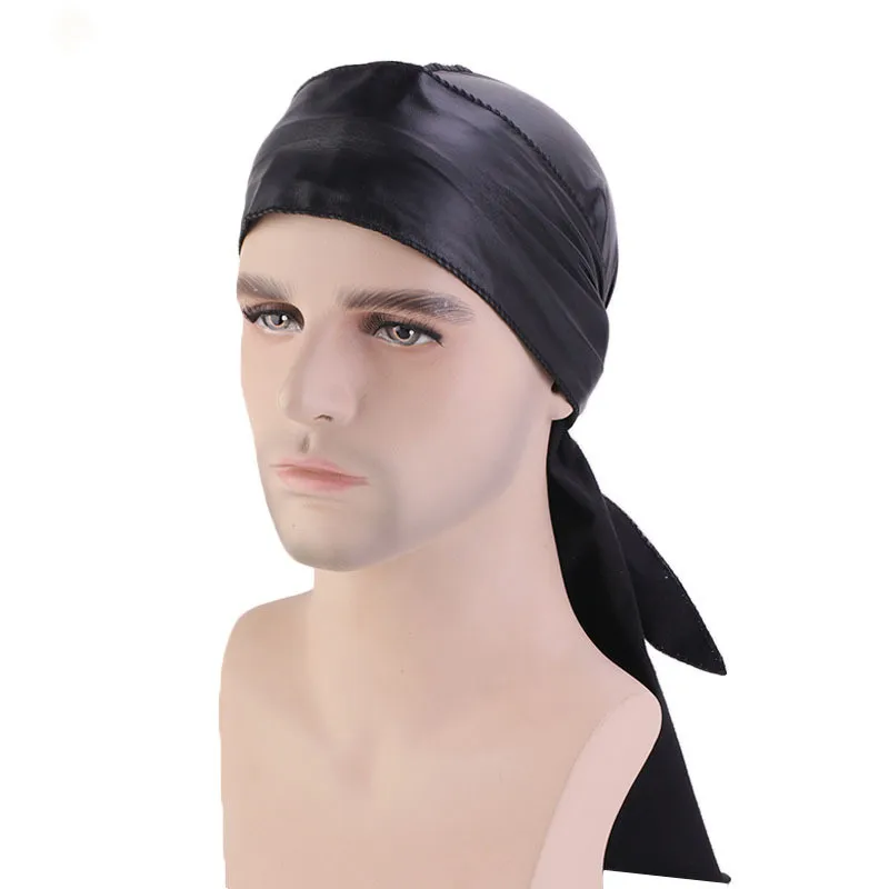 Helisopus New Men Pirate Cap Artificial Leather Long-tailed Cap Durags Bandanas Headwear Men Fashion Hair Accessories
Helisopus New Men Pirate Cap Artificial Leather Long-tailed Cap Durags Bandanas Headwear Men Fashion Hair Accessories