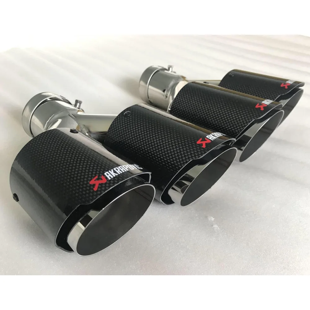 1 PC Car Modification AKRAPOVIC Universal Dual Stainless steel Automobile Exhaust pipe for Mazda 3 Audi
1 PC Car Modification AKRAPOVIC Universal Dual Stainless steel Automobile Exhaust pipe for Mazda 3 Audi