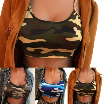 Women's Bra Vest Camouflage Print Tight Tank Top Casual Sleeveless Summer WOMYH0026
Women's Bra Vest Camouflage Print Tight Tank Top Casual Sleeveless Summer WOMYH0026