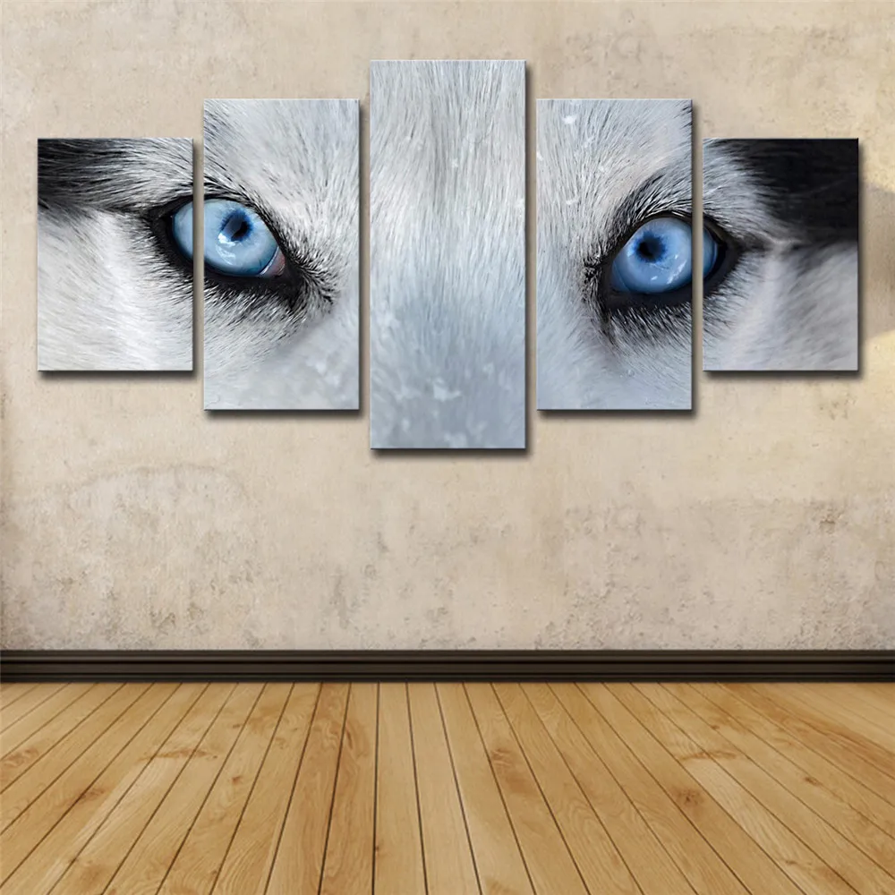 Abstract Animal Canvas Paintings HD Print Posters 5 Pieces Blue-eyed Wolf Hatch Poster Gifts Home Office Decor Wall Art Pictures
Abstract Animal Canvas Paintings HD Print Posters 5 Pieces Blue-eyed Wolf Hatch Poster Gifts Home Office Decor Wall Art Pictures