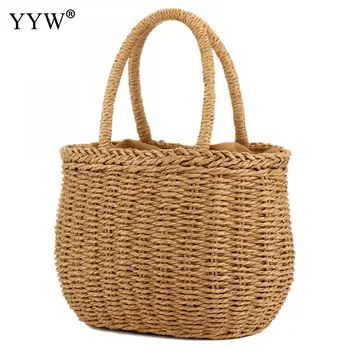 Straw Weaving handbag Beach Bag Bucket Drawstring Women's fashion Bohemian Female Messneger Bags Top-handle Bags for Women 2018
Straw Weaving handbag Beach Bag Bucket Drawstring Women's fashion Bohemian Female Messneger Bags Top-handle Bags for Women 2018