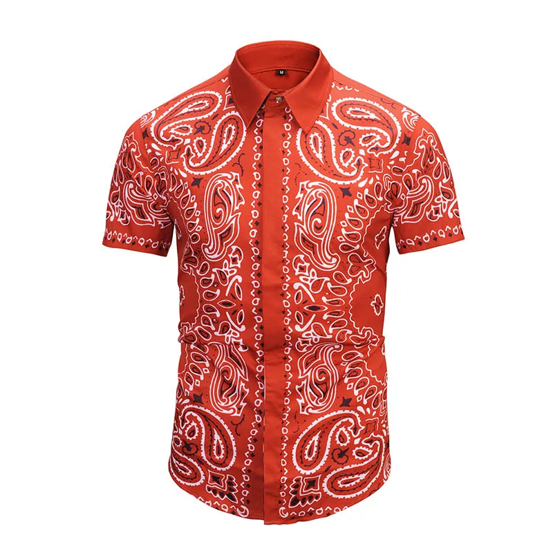 True reveler summer design short sleeve men shirts retro red blouse black white print Water droplets Dot party wedding tops
True reveler summer design short sleeve men shirts retro red blouse black white print Water droplets Dot party wedding tops