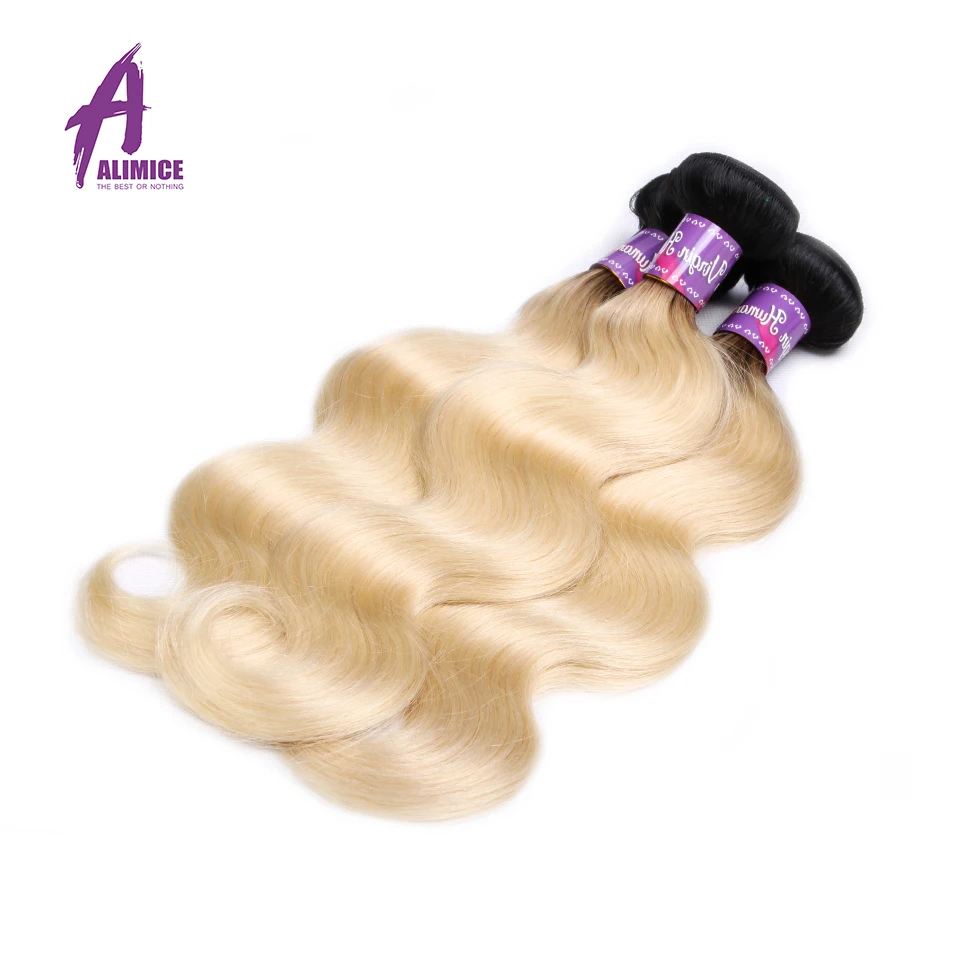8A Grade brazilian hair 3pcs 613 pure color brazilian virgin hair body wave 613 blonde brazilian hair weave bundles no shed