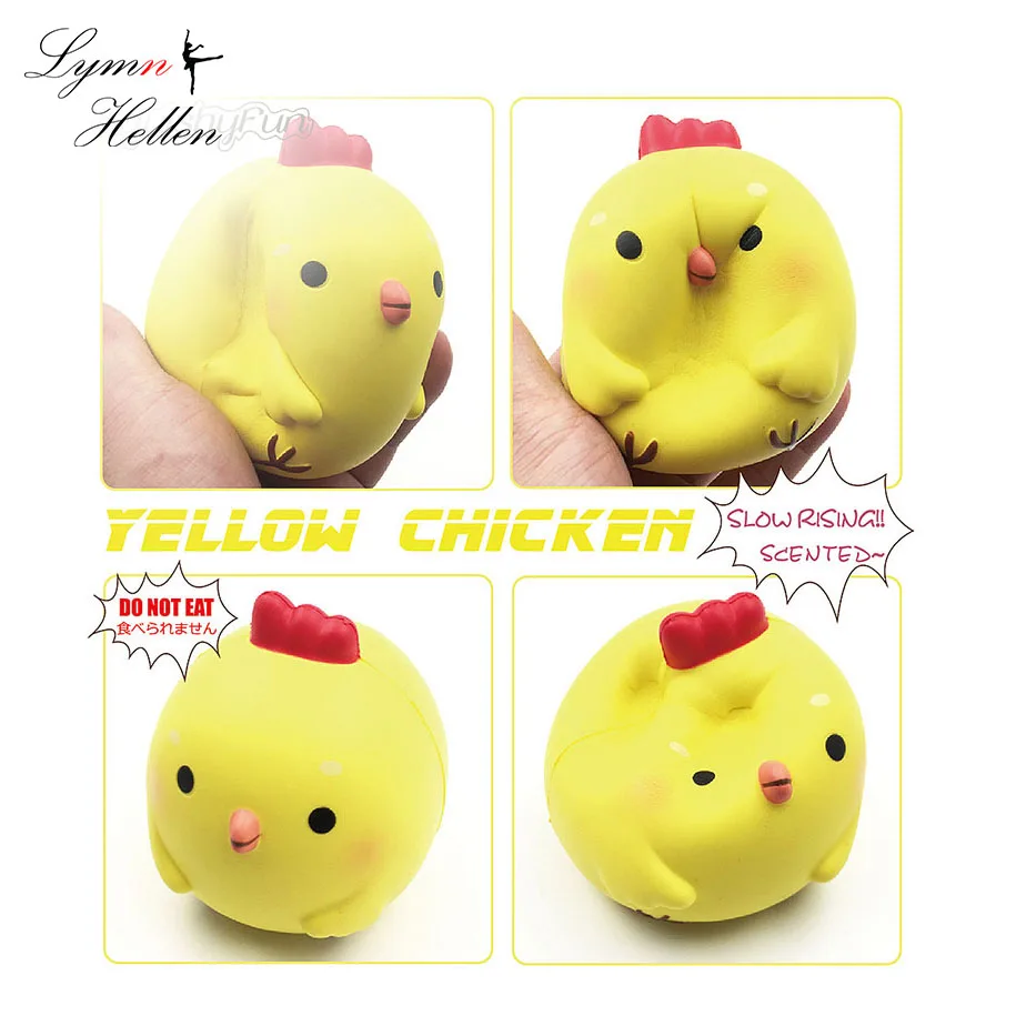 

Squishys Antistress Slow Rising Jumbo Kawaii Chick Scented Charms Anti-stress Squishy Kids Toy Stress Reliever Decompression Toy