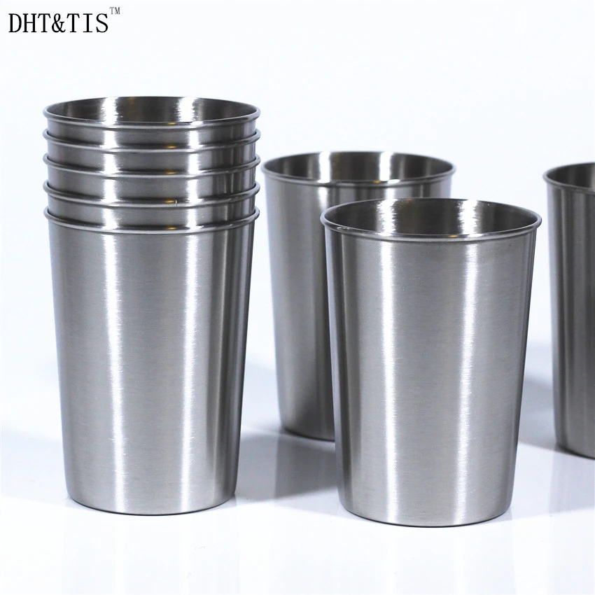 DHT&TIS 4PC 10OZ(300ml)304 Stainless Steel Cups With Juice Beer Glass Portion Cups Tumbler Pint Metal Outdoor Drinking Mug
DHT&TIS 4PC 10OZ(300ml)304 Stainless Steel Cups With Juice Beer Glass Portion Cups Tumbler Pint Metal Outdoor Drinking Mug