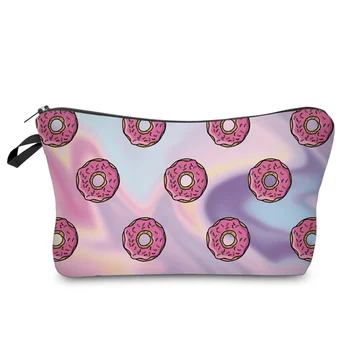 Hot Sale Zipped Doughnuts Printing Girls Portable Cosmetic Bag Storage Organizer Fashion Women Ladies Travel Makeup Bags Popular
Hot Sale Zipped Doughnuts Printing Girls Portable Cosmetic Bag Storage Organizer Fashion Women Ladies Travel Makeup Bags Popular