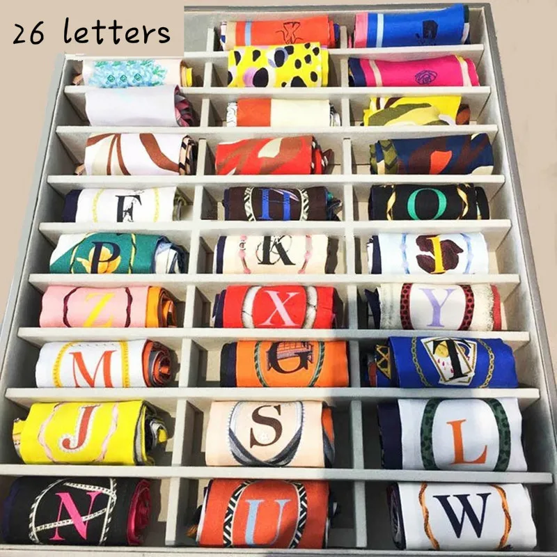 On-Sale 26 Letters Scarf New Design Print Women Silk Scarf 2018 Fashion Head Brand Small Tie Bag Ribbons Constellation Scarf
On-Sale 26 Letters Scarf New Design Print Women Silk Scarf 2018 Fashion Head Brand Small Tie Bag Ribbons Constellation Scarf