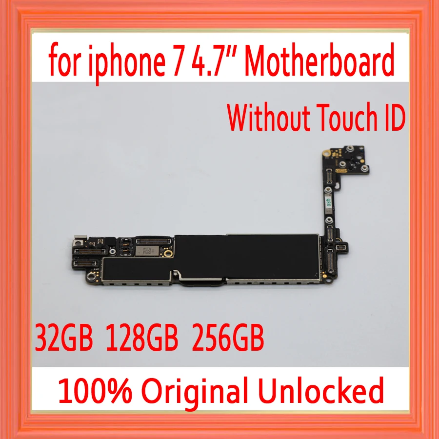 with Factory unlock for iphone 7 Motherboard without Touch ID,100% Original for iphone 7 Mainboard with IOS System,Good quality
with Factory unlock for iphone 7 Motherboard without Touch ID,100% Original for iphone 7 Mainboard with IOS System,Good quality