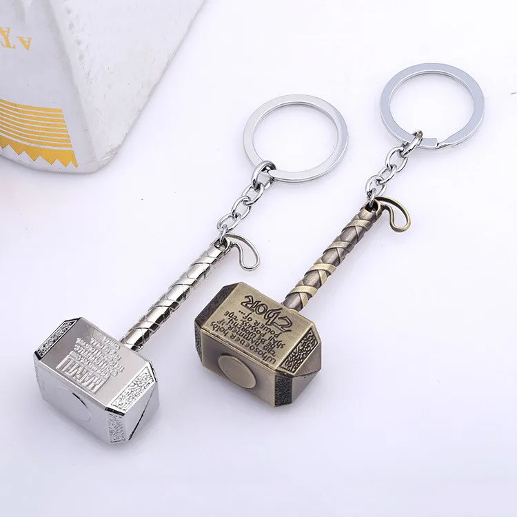 Fashion Jewelry The Thor Hammer Key Chains Captain America SuperHeroe The Avengers Logo Style Metal Key Chains
Fashion Jewelry The Thor Hammer Key Chains Captain America SuperHeroe The Avengers Logo Style Metal Key Chains