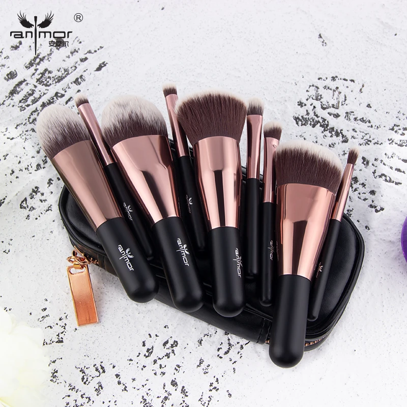 Anmor 9PCS Mini Makeup Brushes Set Make Up Brush Professional Portable Foundation Eyeshadow Cleaner Blending Cosmetic bag Tools
Anmor 9PCS Mini Makeup Brushes Set Make Up Brush Professional Portable Foundation Eyeshadow Cleaner Blending Cosmetic bag Tools