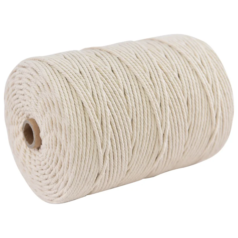 Durable 200m White Cotton Cord Natural Beige Twisted Cord Rope Craft Macrame String DIY Handmade Home Decorative supply 3mm
Durable 200m White Cotton Cord Natural Beige Twisted Cord Rope Craft Macrame String DIY Handmade Home Decorative supply 3mm