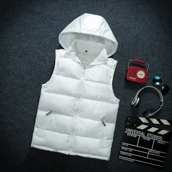 HO new eiderdown cotton vest in the fall and winter of 2020 More men hooded vest Pure color fashion
HO new eiderdown cotton vest in the fall and winter of 2020 More men hooded vest Pure color fashion