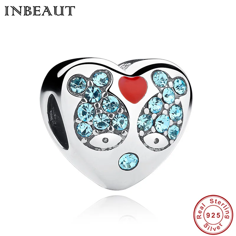 INBEAUT Hot Sale 925 Sterling Silver Ocean Blue Cubic Zirconia Fish Charm Female Red Heart Zircon Beads fit Original Bracelet
INBEAUT Hot Sale 925 Sterling Silver Ocean Blue Cubic Zirconia Fish Charm Female Red Heart Zircon Beads fit Original Bracelet