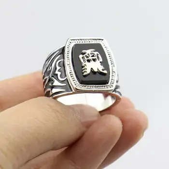 Vampire Diaries Ring Men Vintage Punk Black Weddding Ring Women Silver Plated Jewelry Wholesale
Vampire Diaries Ring Men Vintage Punk Black Weddding Ring Women Silver Plated Jewelry Wholesale