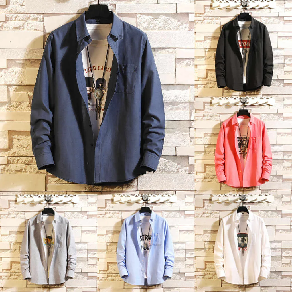 Mens Summer Fashion Shirts Casual Long Sleeve Monochrome Loose Casual Blouse Shirt Breathable full Sleeve Solid Color
Mens Summer Fashion Shirts Casual Long Sleeve Monochrome Loose Casual Blouse Shirt Breathable full Sleeve Solid Color