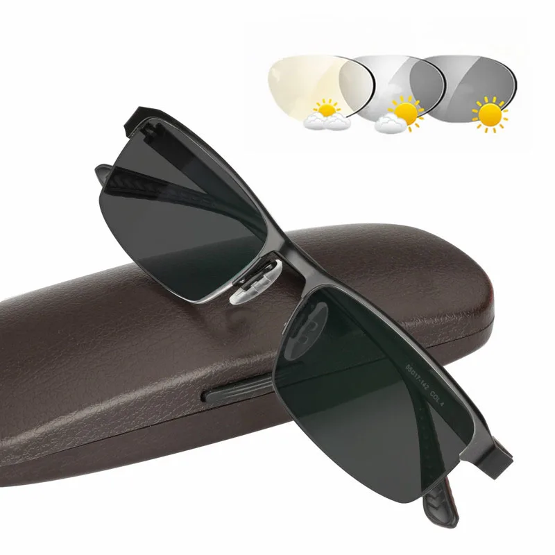 

EOOUOOE Transition Sunglasses Photochromic Reading Glasses for Men Hyperopia Presbyopia with diopters Outdoor Presbyopia Glasses