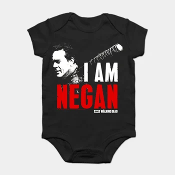 Baby Onesie Baby Bodysuits kid t shirt Funny Cool The Walking Dead I Am Negan