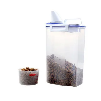 Pet Food Container With Pour Spout And Measuring Cup Pet Dry Food Dispenser And Seal Buckles For Dogs Cats
Pet Food Container With Pour Spout And Measuring Cup Pet Dry Food Dispenser And Seal Buckles For Dogs Cats