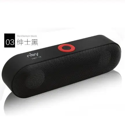 Mini NBY-18 Blutooth Speaker 3D Surround Stereo Subwoofer HIFI Wireless Portable Speakers Boombox Bluetooth Music TF Receiver
Mini NBY-18 Blutooth Speaker 3D Surround Stereo Subwoofer HIFI Wireless Portable Speakers Boombox Bluetooth Music TF Receiver