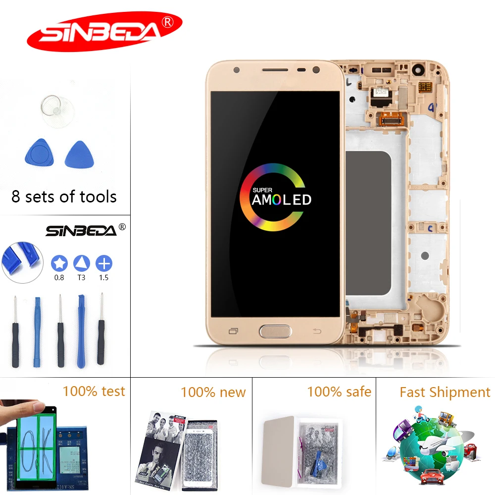 5.0'' Sinbeda For SAMSUNG Galaxy J330 LCD Touch Screen with Frame Digitizer For SAMSUNG J3 Pro LCD For SAMSUNG J3 2017 Display $
5.0'' Sinbeda For SAMSUNG Galaxy J330 LCD Touch Screen with Frame Digitizer For SAMSUNG J3 Pro LCD For SAMSUNG J3 2017 Display $