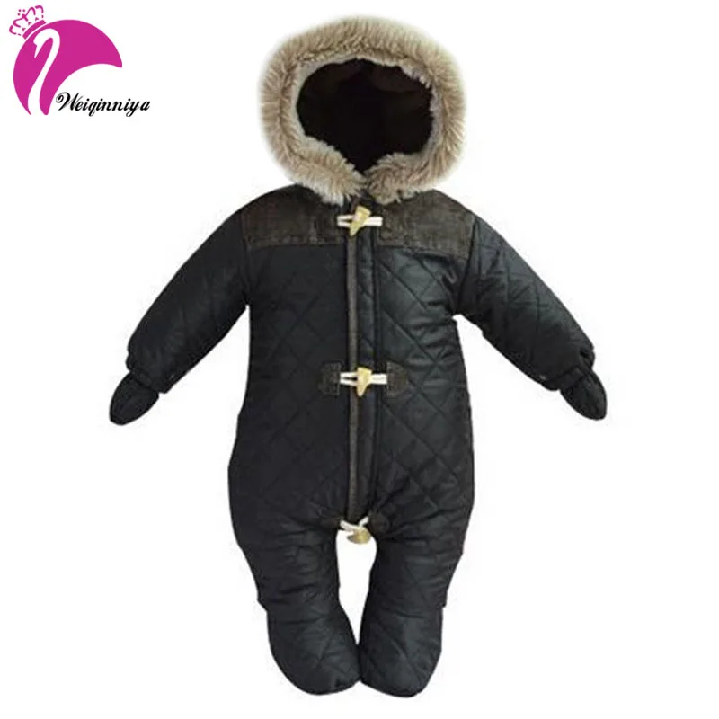 New 2018 Unisex Baby Snowsuit Down Coat Romper Newborn Snowsuit Snow Wear Coveralls Coats Outwear Winter Warn Baby Clothing
New 2018 Unisex Baby Snowsuit Down Coat Romper Newborn Snowsuit Snow Wear Coveralls Coats Outwear Winter Warn Baby Clothing