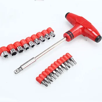 24Pcs Screwdriver T-type Combination Batch Head Set New Sleeve Household Hardware Tools
24Pcs Screwdriver T-type Combination Batch Head Set New Sleeve Household Hardware Tools