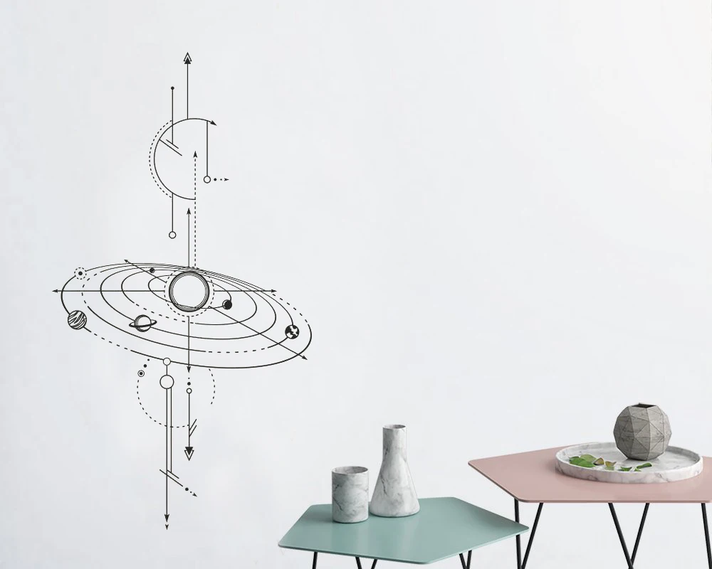 Large Size Vertical Geometric Wall Decal - Astronomy Science Vinyl Sticker, Boyfriend Gift,Outer Space Room Decoration LR76
Large Size Vertical Geometric Wall Decal - Astronomy Science Vinyl Sticker, Boyfriend Gift,Outer Space Room Decoration LR76
