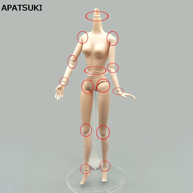 1/6 14 Jointed DIY Movable Nude Naked Doll Body For Barbie Doll House DIY Body Without Head 1:6 Doll Accessories Children Gifts
1/6 14 Jointed DIY Movable Nude Naked Doll Body For Barbie Doll House DIY Body Without Head 1:6 Doll Accessories Children Gifts