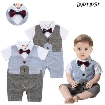 Baby Boys Gentleman Bow Tie Short Sleeve Romper Outfit Suit Infantil Wedding Event Jumpsuit Party Birthday Clothing Costume
Baby Boys Gentleman Bow Tie Short Sleeve Romper Outfit Suit Infantil Wedding Event Jumpsuit Party Birthday Clothing Costume