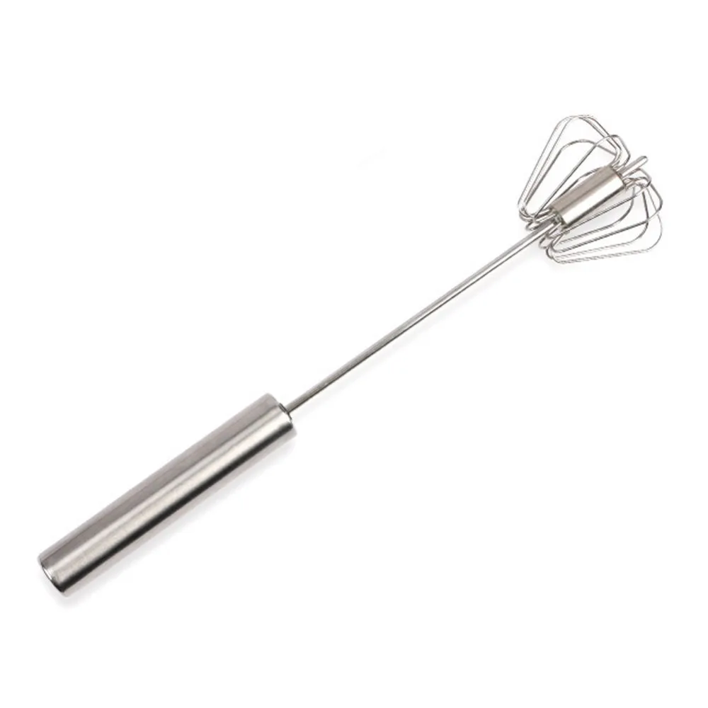 Stainless Steel Whisk Stirrer Mixer Egg Beater Foamer Manual Self Turning Rotate Hand Push Egg Cream Stirring Kitchen Tools
Stainless Steel Whisk Stirrer Mixer Egg Beater Foamer Manual Self Turning Rotate Hand Push Egg Cream Stirring Kitchen Tools