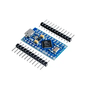 10PCS/LOT New Pro Micro for arduino ATmega32U4 5V/16MHz Module with 2 row pin header For Leonardo best quality
10PCS/LOT New Pro Micro for arduino ATmega32U4 5V/16MHz Module with 2 row pin header For Leonardo best quality