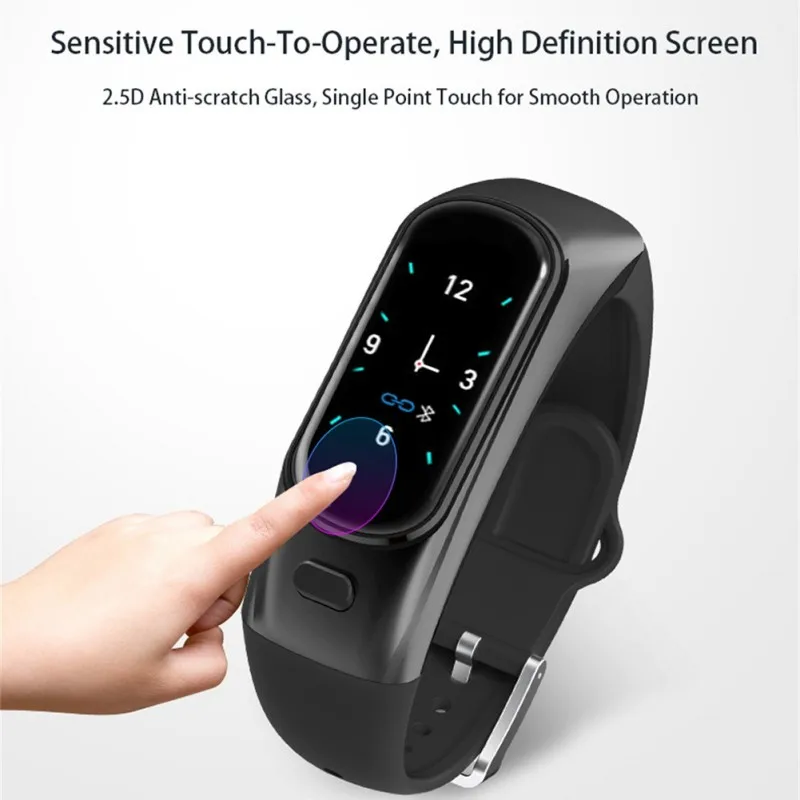 2 In 1 Sport Smart Bracelet Fitness Track Wristband With Bluetooth Headset Earphone