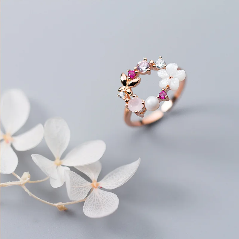 MloveAcc Female Adjustable Rings 925 Real Sterling Silver Round Shape Flower Women Ring Fashionable Jewelry for Party
MloveAcc Female Adjustable Rings 925 Real Sterling Silver Round Shape Flower Women Ring Fashionable Jewelry for Party