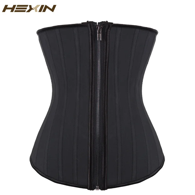 HEXIN Black 25 Steel Boned Waist Shaper Corsets Zipper Latex Cincher Girdles Shapewear Simming Workout Waist Trainer Body Shaper
HEXIN Black 25 Steel Boned Waist Shaper Corsets Zipper Latex Cincher Girdles Shapewear Simming Workout Waist Trainer Body Shaper