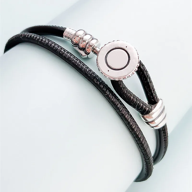 2019 High quality Euro Charm logo Carving 925 pandoras leather bracelet bangle for women jewelry making gift,1pz
2019 High quality Euro Charm logo Carving 925 pandoras leather bracelet bangle for women jewelry making gift,1pz