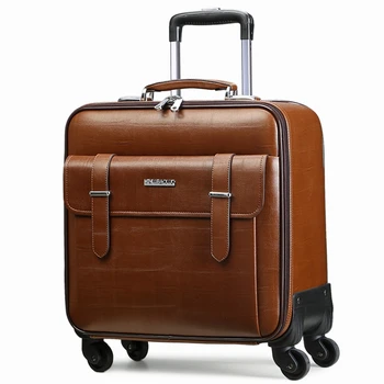 Quality leather trolley luggage travel bag16 18 20 22 24 commercial universal wheels cow split leather luggage business suitcase
Quality leather trolley luggage travel bag16 18 20 22 24 commercial universal wheels cow split leather luggage business suitcase