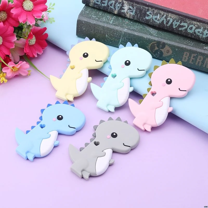 Baby Silicone Teether Newborn Soother Chewable Teething Toy Cartoon Dinosaur Shaped Safety Soft Kids Toys
Baby Silicone Teether Newborn Soother Chewable Teething Toy Cartoon Dinosaur Shaped Safety Soft Kids Toys