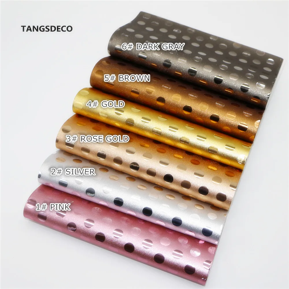6PCS--20X22CM DIY Laser METAL COLOR dots PU glossy leather set synthetic leather /DIY fabric
6PCS--20X22CM DIY Laser METAL COLOR dots PU glossy leather set synthetic leather /DIY fabric