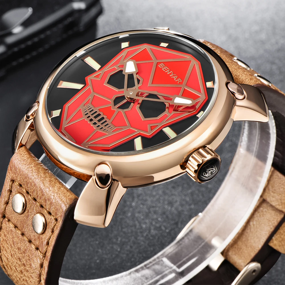 BENYAR Luxury Brand Waterproof Quartz Casual Fashion sports Watch Mens Leather Male Military Watches Men Clock Relogio Masculino
BENYAR Luxury Brand Waterproof Quartz Casual Fashion sports Watch Mens Leather Male Military Watches Men Clock Relogio Masculino